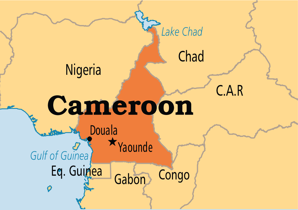 Map of Cameroon