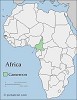 Where Cameroon is in Africa